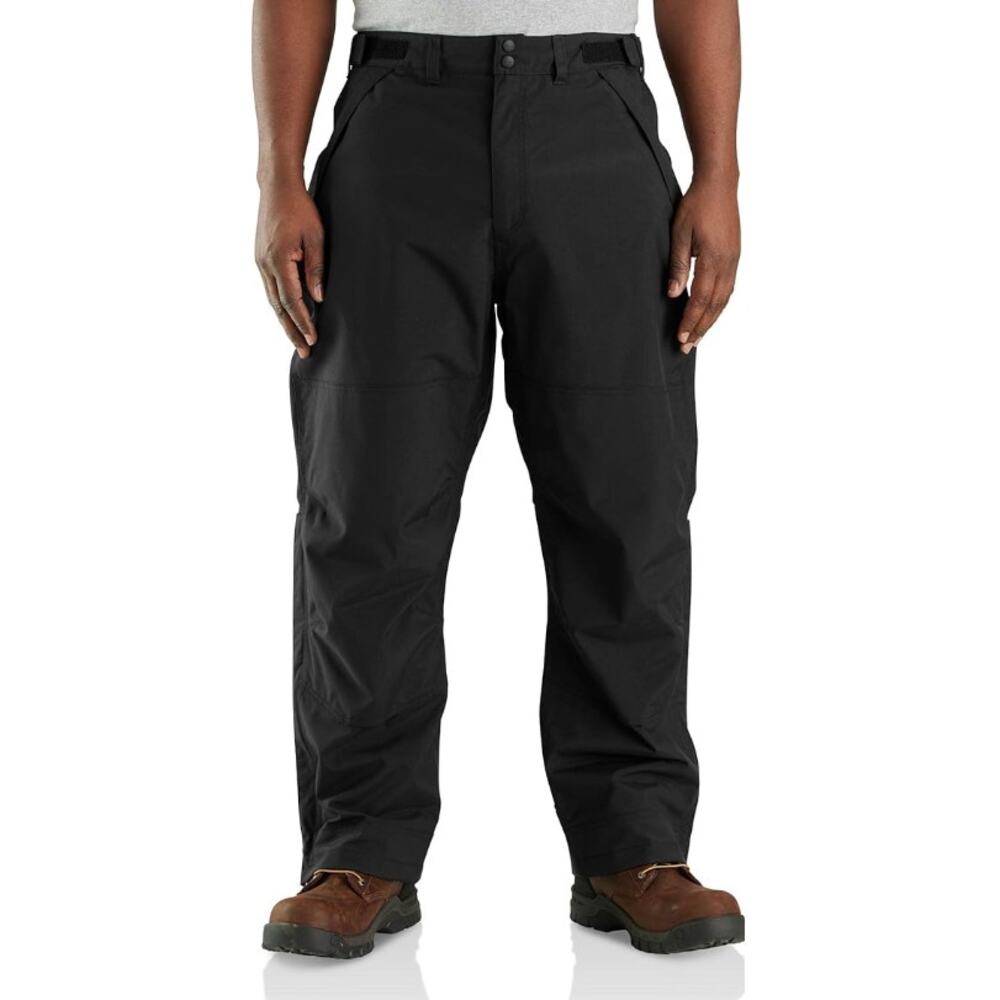 Carhartt Men's Black Storm Defender Loose Fit Heavyweight Pants Size S